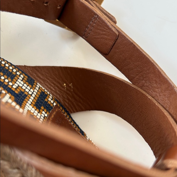 Tory Burch Brown and Black Patterned Sandals - Picture 4 of 4